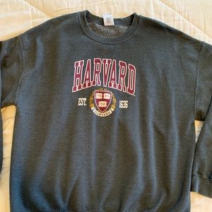 Grey Harvard University Sweatshirt